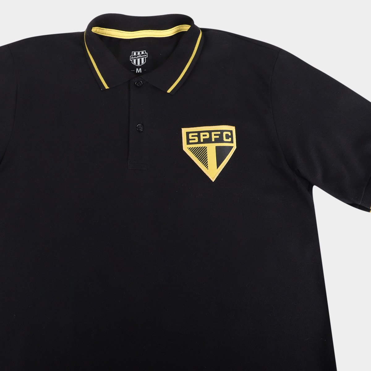 Camisa Polo São Paulo Ouro Vintage Masculino RetrôMania Torcedor