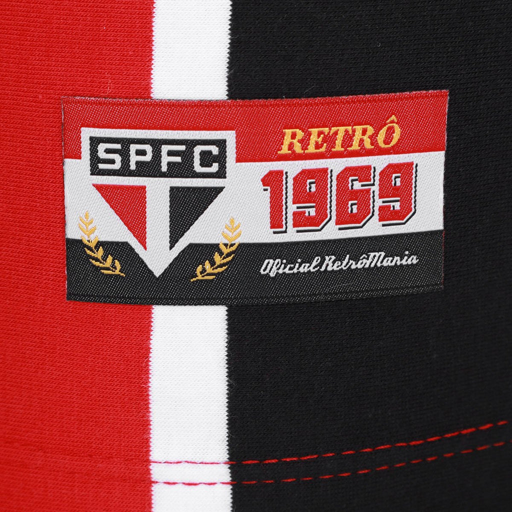 Retro Mania São Paulo 1969 Listrada Camisa Retrô Masculina