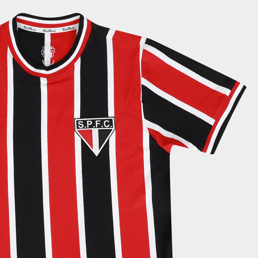 Retro Mania São Paulo 1969 Listrada Camisa Retrô Masculina