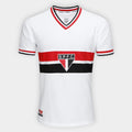 RetrôMania São Paulo 1969 Camisa Retrô Branca Masculina