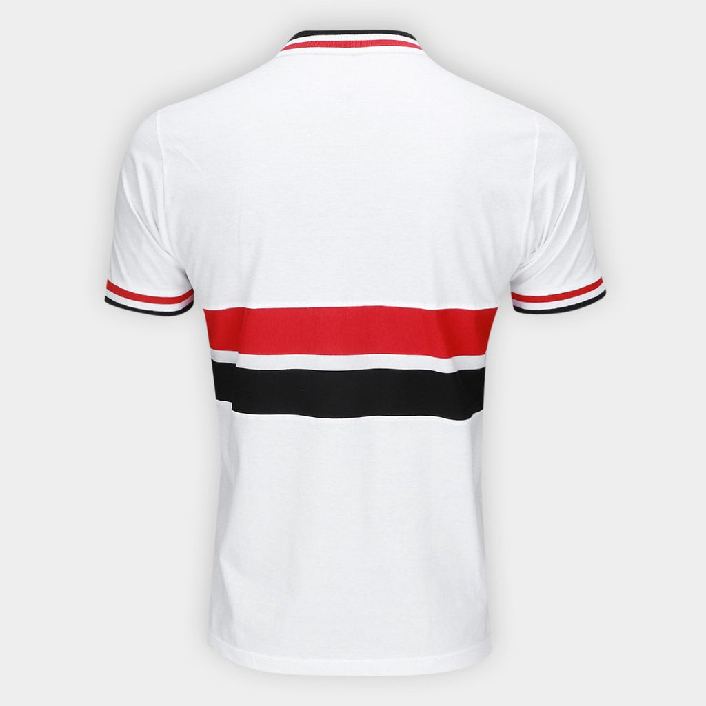 RetrôMania São Paulo 1969 Camisa Retrô Branca Masculina