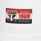 RetrôMania São Paulo 1969 Camisa Retrô Branca Masculina