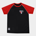 RetrôMania São Paulo Camiseta Infantil Unissex Preto