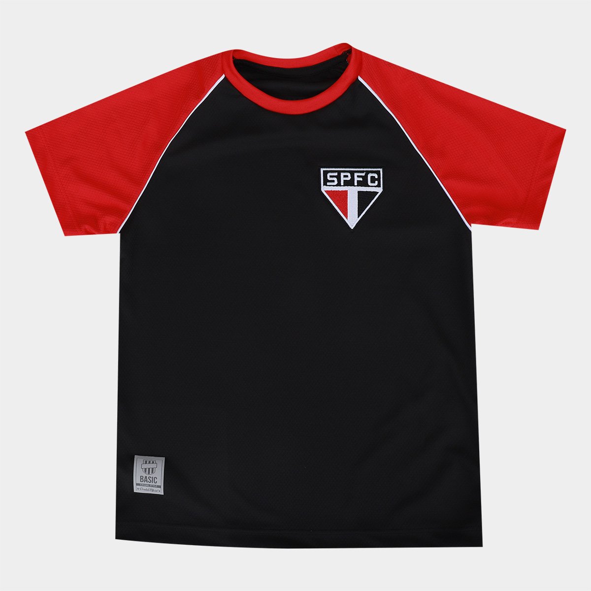 RetrôMania São Paulo Camiseta Infantil Unissex Preto