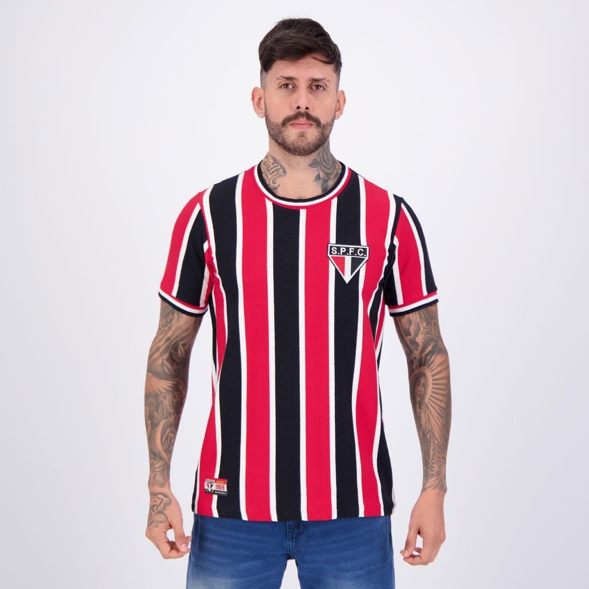 Camisa São Paulo Retrô 1969 Masculina RetrôMania Torcedor
