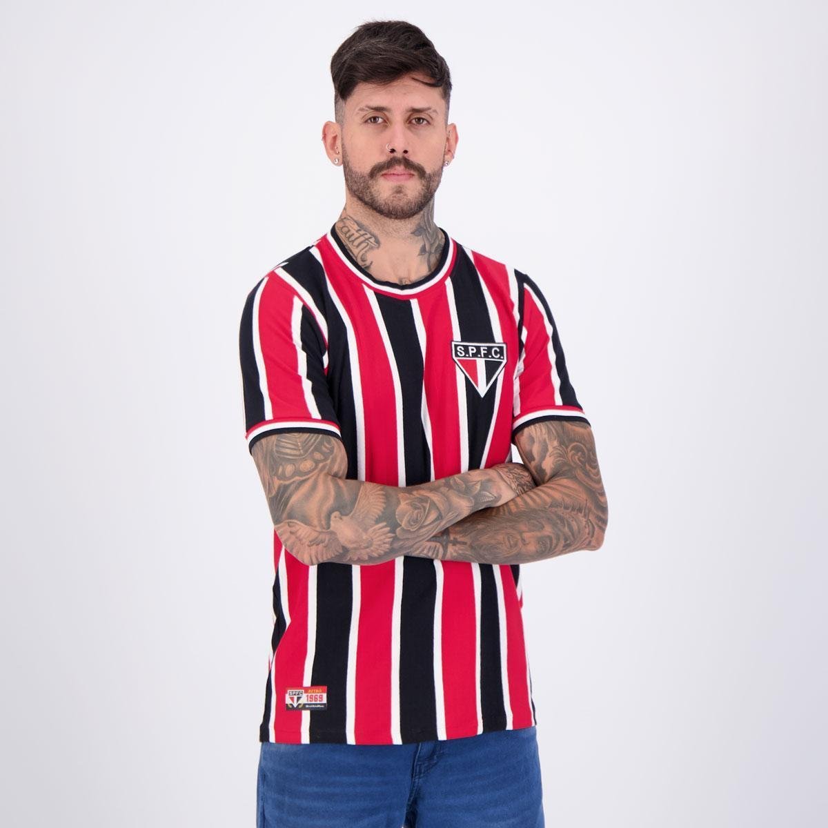 Camisa São Paulo Retrô 1969 Masculina RetrôMania Torcedor