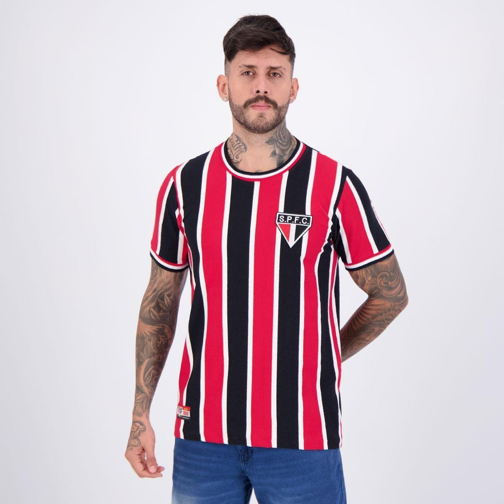 Camisa São Paulo Retrô 1969 Masculina RetrôMania Torcedor