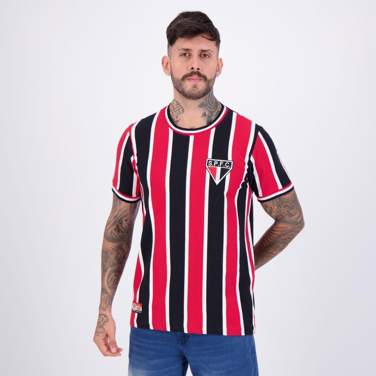 Camisa São Paulo Retrô 1969 Masculina RetrôMania Torcedor